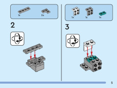 LEGO 40546 instructions page 5 – build guide