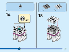LEGO 40546 instructions page 53 – build guide