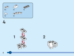 LEGO 40546 instructions page 6 – build guide