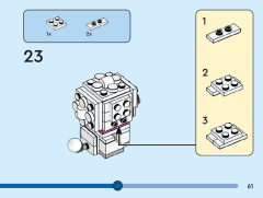 LEGO 40546 instructions page 61 – build guide