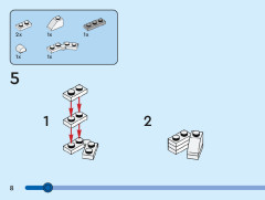 LEGO 40546 instructions page 8 – build guide