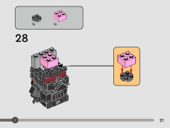 LEGO 40547 instructions page 21 – build guide