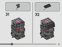 LEGO 40547 instructions page 23 – build guide