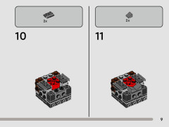LEGO 40547 instructions page 9 – build guide