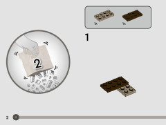 LEGO 40547 instructions page 2 – build guide