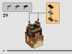 LEGO 40547 instructions page 20 – build guide