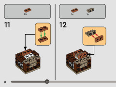 LEGO 40547 instructions page 8 – build guide