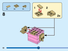 LEGO 40548 instructions page 10 – build guide