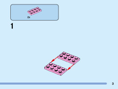 LEGO 40548 instructions page 3 – build guide