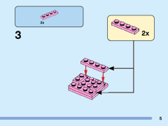 LEGO 40548 instructions page 5 – build guide