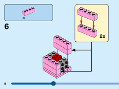 LEGO 40548 instructions page 8 – build guide