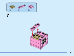 LEGO 40548 instructions page 9 – build guide