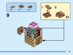 LEGO 40548 instructions page 11 – build guide