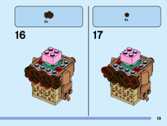 LEGO 40548 instructions page 19 – build guide