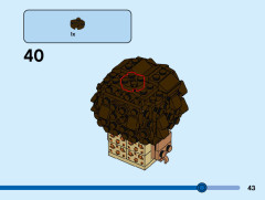 LEGO 40548 instructions page 43 – build guide