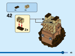 LEGO 40548 instructions page 45 – build guide