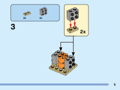 LEGO 40548 instructions page 5 – build guide