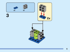 LEGO 40548 instructions page 5 – build guide