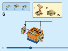 LEGO 40548 instructions page 8 – build guide