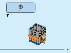 LEGO 40548 instructions page 9 – build guide