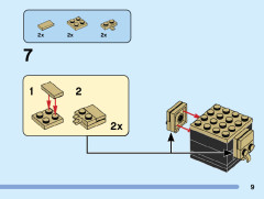 LEGO 40548 instructions page 9 – build guide