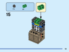 LEGO 40549 instructions page 13 – build guide
