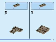LEGO 40549 instructions page 3 – build guide