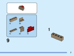 LEGO 40549 instructions page 7 – build guide
