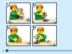 LEGO 40550 instructions page 2 – build guide