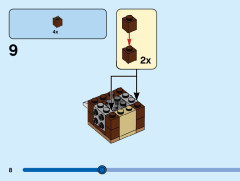 LEGO 40550 instructions page 8 – build guide