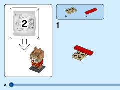 LEGO 40550 instructions page 2 – build guide