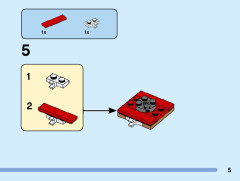 LEGO 40550 instructions page 5 – build guide