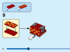 LEGO 40550 instructions page 8 – build guide