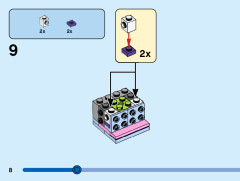 LEGO 40553 instructions page 8 – build guide