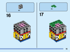 LEGO 40553 instructions page 15 – build guide
