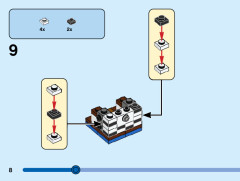 LEGO 40553 instructions page 8 – build guide