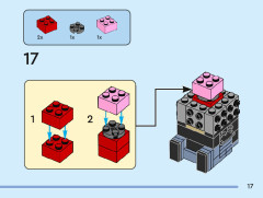 LEGO 40554 instructions page 17 – build guide