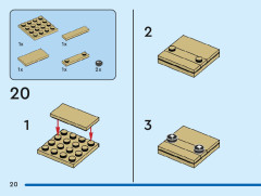 LEGO 40554 instructions page 20 – build guide