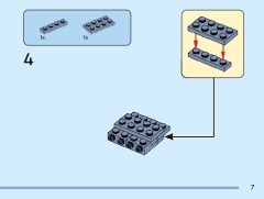 LEGO 40554 instructions page 7 – build guide