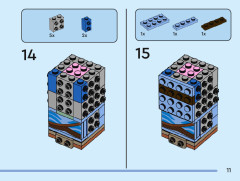 LEGO 40554 instructions page 11 – build guide
