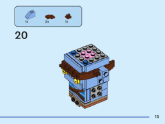 LEGO 40554 instructions page 15 – build guide