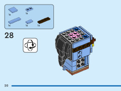 LEGO 40554 instructions page 20 – build guide