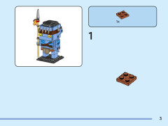 LEGO 40554 instructions page 3 – build guide