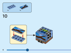 LEGO 40554 instructions page 8 – build guide