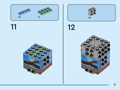 LEGO 40554 instructions page 9 – build guide
