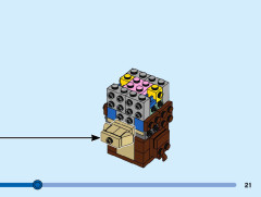 LEGO 40559 instructions page 21 – build guide