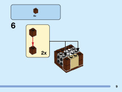 LEGO 40559 instructions page 9 – build guide