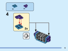 LEGO 40559 instructions page 5 – build guide