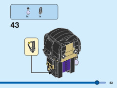 LEGO 40560 instructions page 43 – build guide