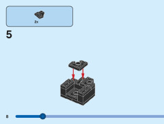 LEGO 40560 instructions page 8 – build guide
